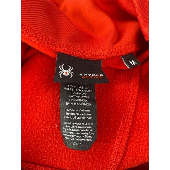 Spyder Active Women's Size M Red Leggings with Side Pockets - Picture 3 of 8